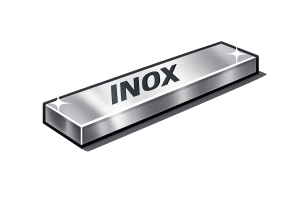 Barre plate en inox