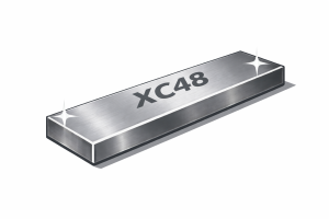 Barre plate an acier xc48 laminé ( C45 )